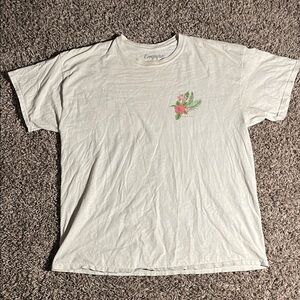 Empyre White Floral Graphic Tee